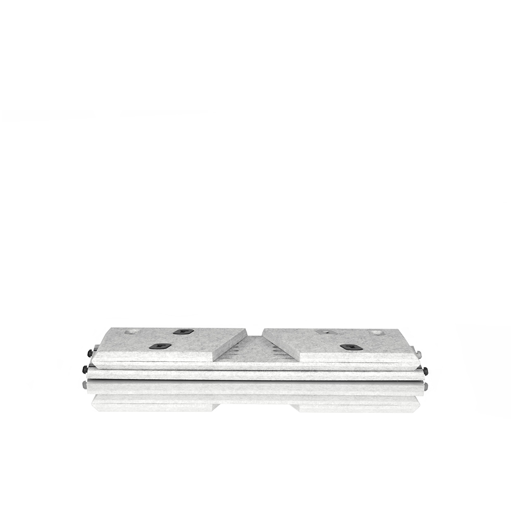 Foldable notebook stand TRAVEL ergonomie - light grey