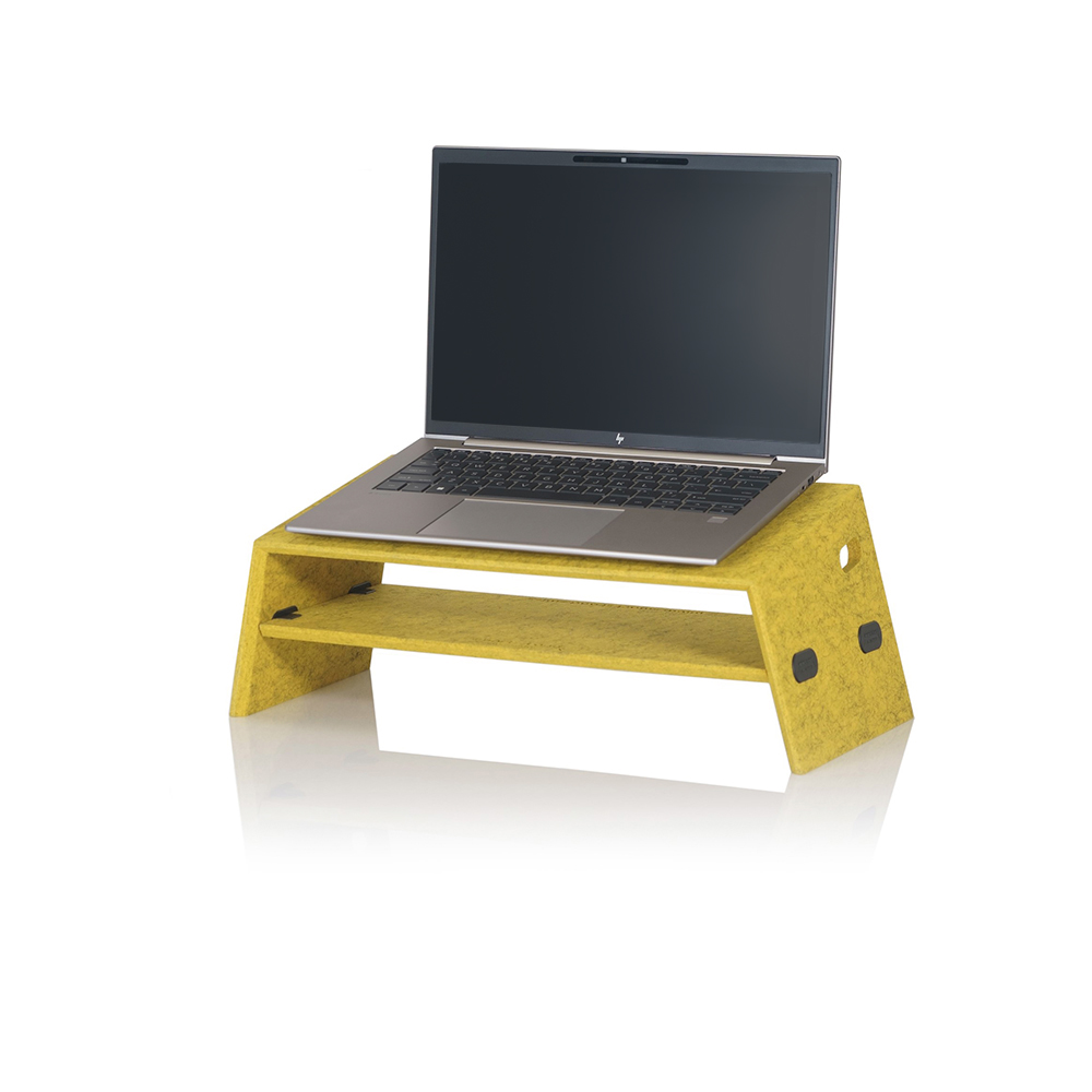 foldable Foldable notebook stand TRAVEL ergonomie - lime yellow