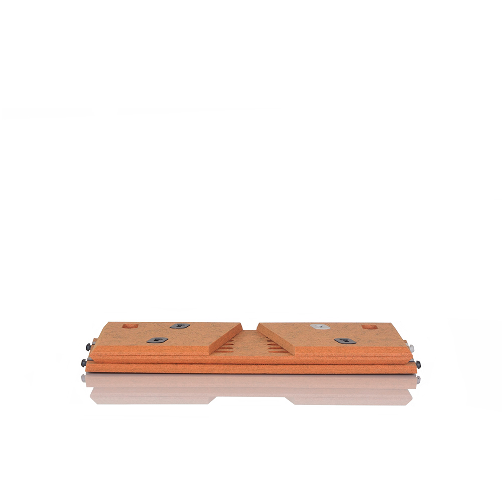 foldable Foldable notebook stand TRAVEL ergonomie - orange