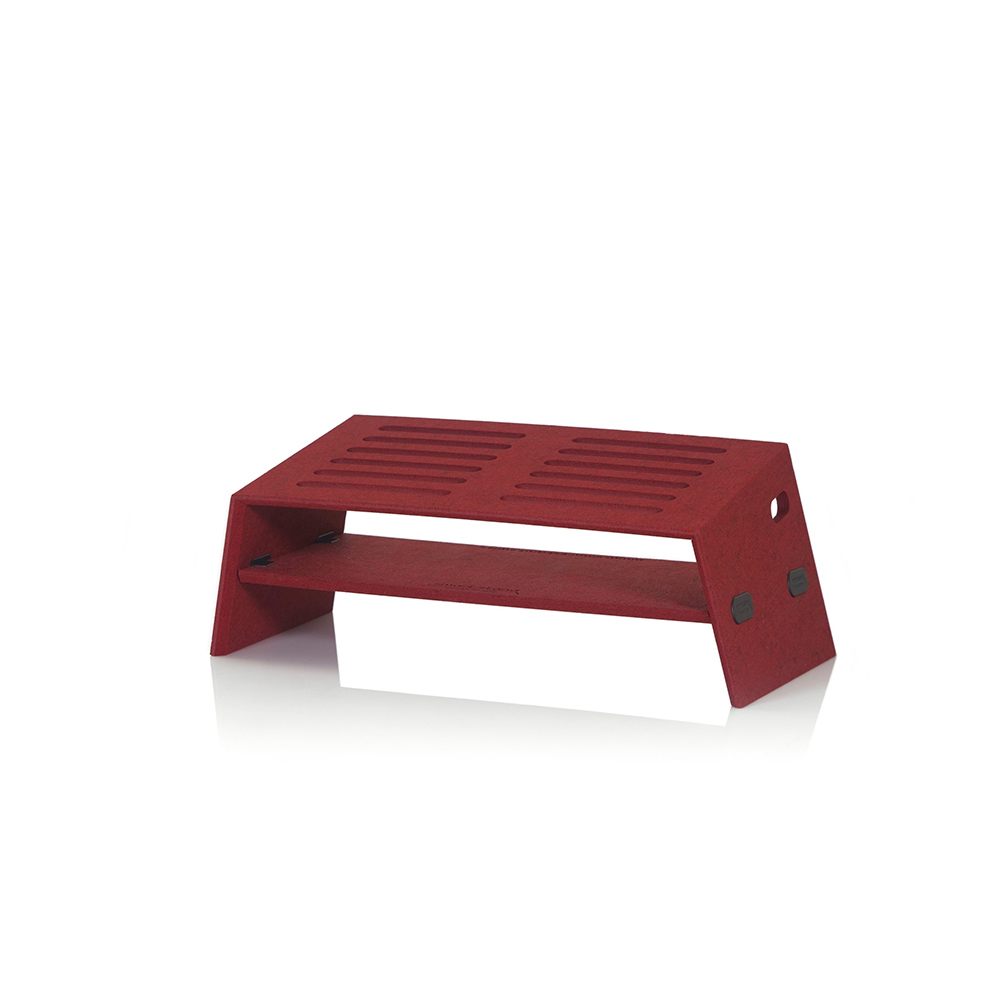 foldable Foldable notebook stand TRAVEL ergonomie - cherry red